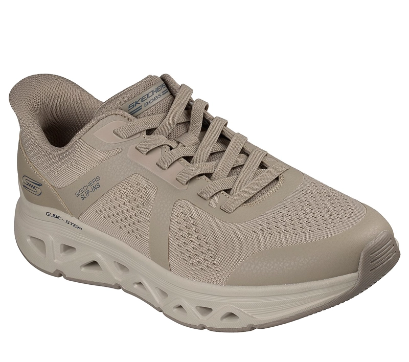 ZAPATILLAS SKECHERS HOMBRE SLIP-INS BOBS SPORT ARC BEIGE - 5