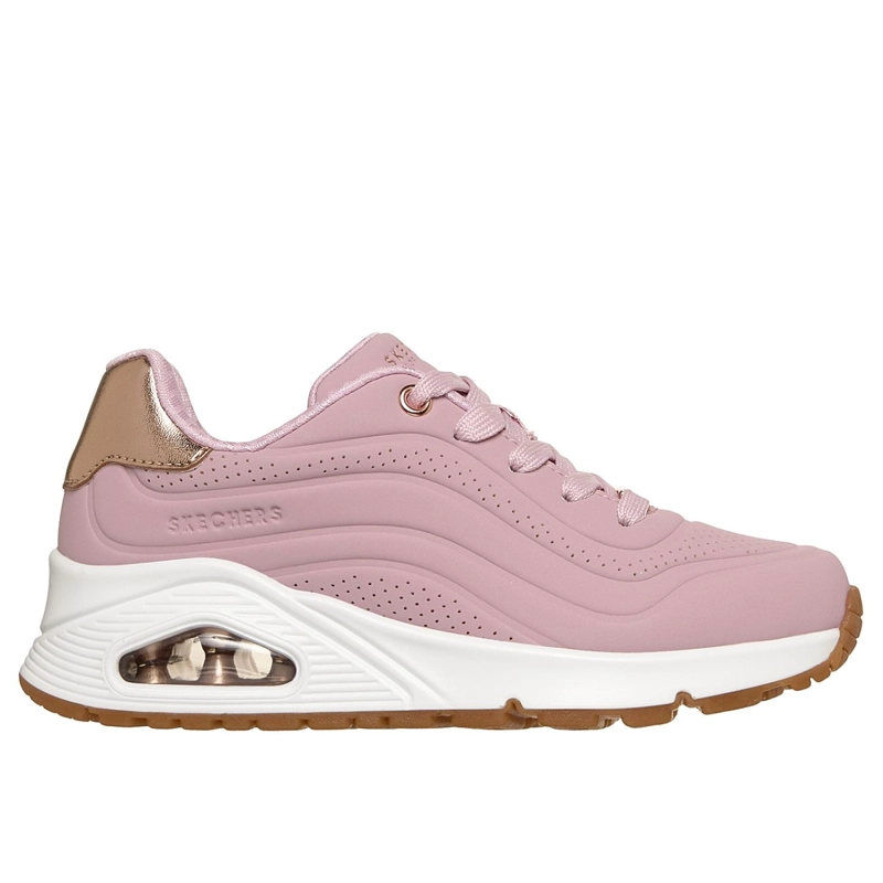 ZAPATILLAS SKECHERS NIÑA UNO GEN1 SHIMMER WAVE ROSADO - 1