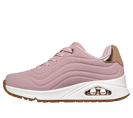 ZAPATILLAS SKECHERS NIÑA UNO GEN1 SHIMMER WAVE ROSADO - 3