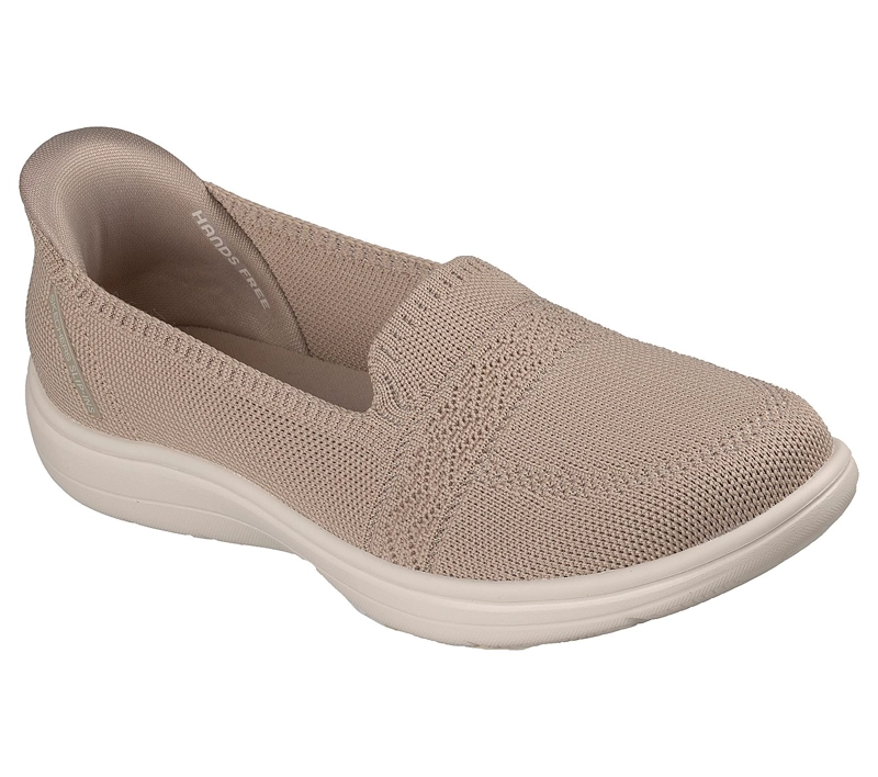 ZAPATILLAS SKECHERS MUJER SLIP-INS ON-THE-GO FLEX BEIGE - 5