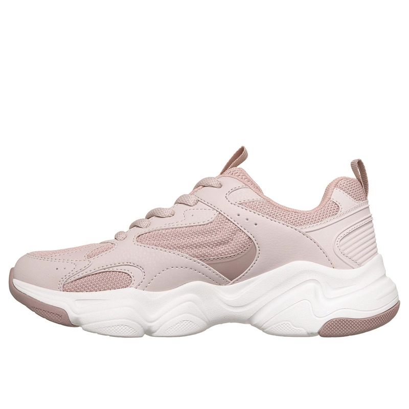 ZAPATILLAS SKECHERS MUJER BOBS SPORT DIEGO ROSADO - 4