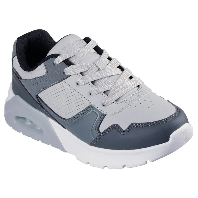 ZAPATILLAS SKECHERS NIÑO UNO LITE 2.0 GRIS - 5
