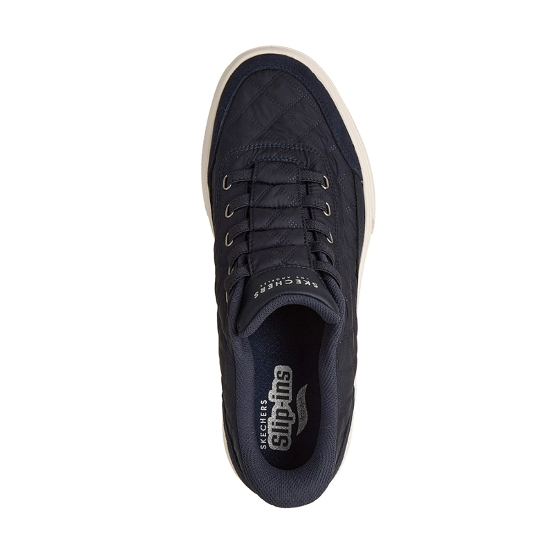 ZAPATILLAS SKECHERS HOMBRE SLIP-INS ARCH FIT ARCADE AZUL - 2