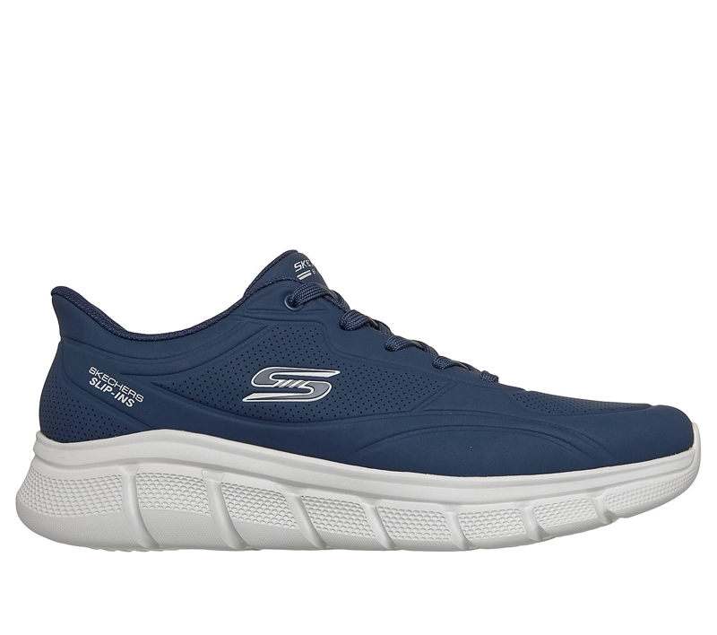 ZAPATILLAS SKECHERS HOMBRE SLIP-INS BOBS B FLEX SMOOTH AZUL - 1
