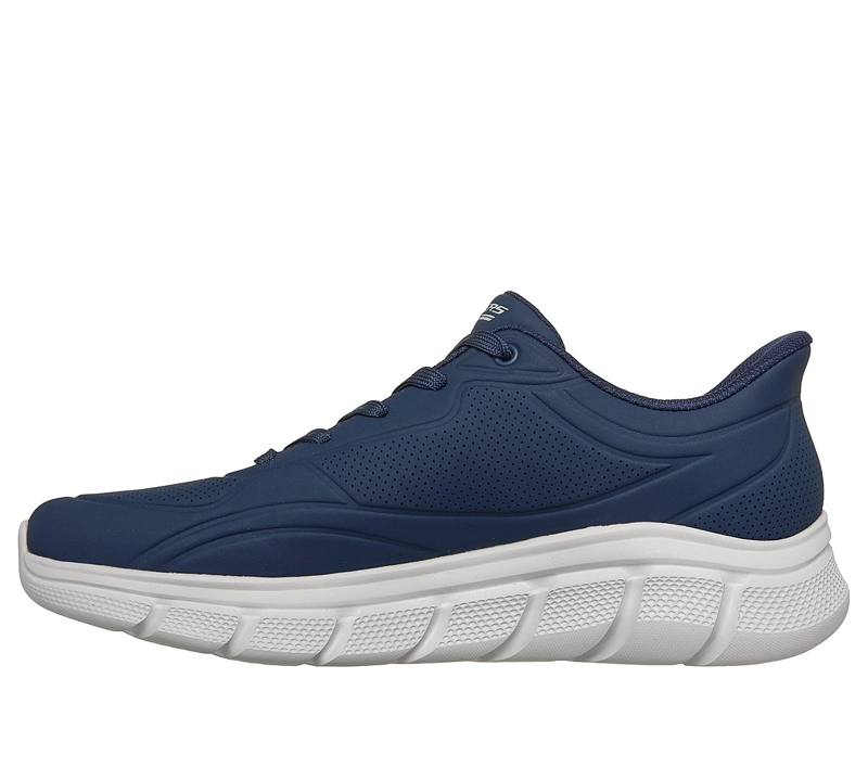 ZAPATILLAS SKECHERS HOMBRE SLIP-INS BOBS B FLEX SMOOTH AZUL - 4