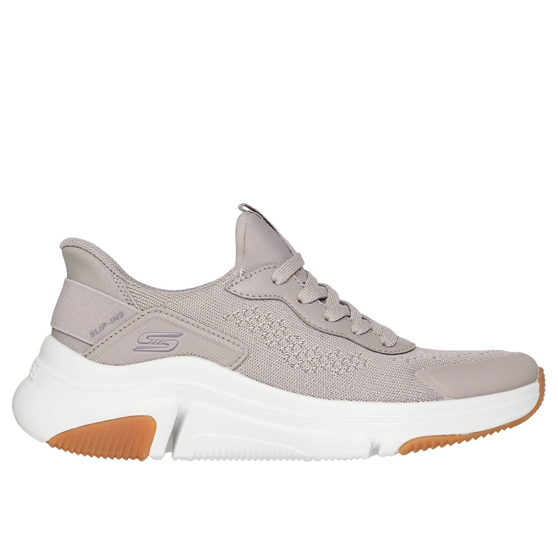 ZAPATILLAS SKECHERS MUJER SLIP-INS BOBS SPORT SPARROW BEIGE - 1