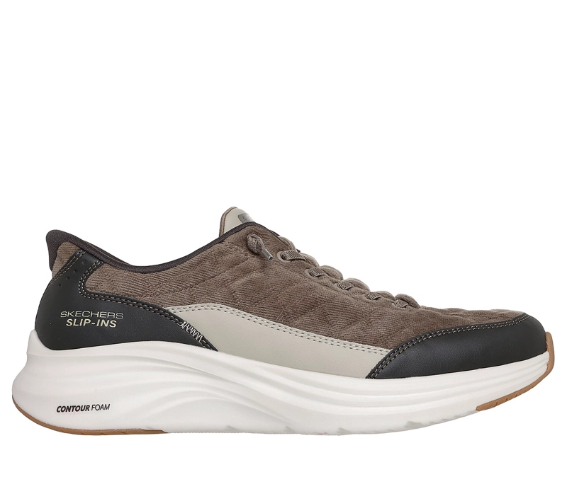 ZAPATILLAS SKECHERS HOMBRE SLIP-INS CONTOUR FOAM VERDE - 1