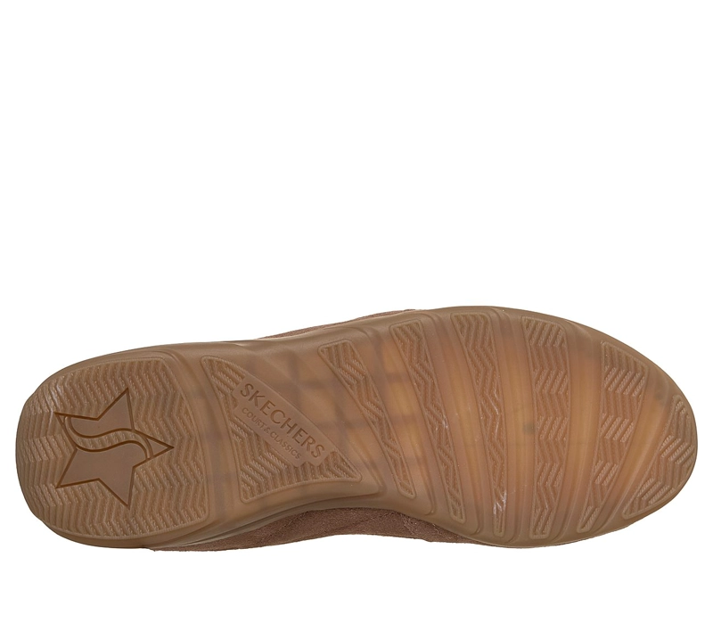 ZAPATOS SKECHERS MUJER COURT RACER CITY BELLE CAFE - 3