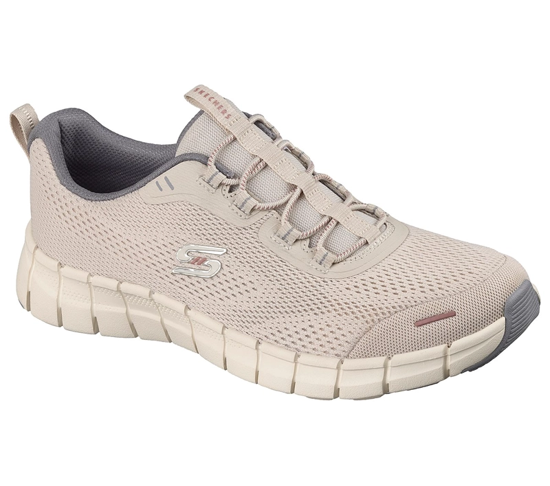ZAPATILLAS SKECHERS MUJER FLEX STEP FREE SPIRIT BEIGE - 5