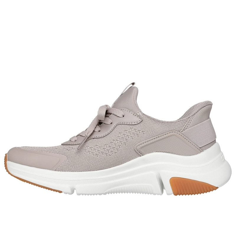ZAPATILLAS SKECHERS MUJER SLIP-INS BOBS SPORT SPARROW BEIGE - 4