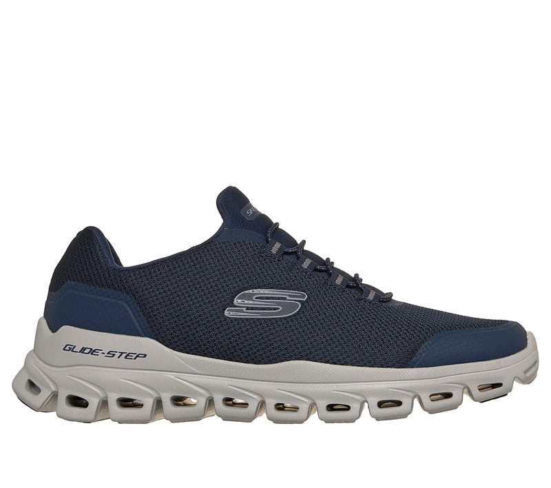 ZAPATILLAS SKECHERS HOMBRE SLIP-INS GLIDE-STEP NOLTEK AZUL - 1