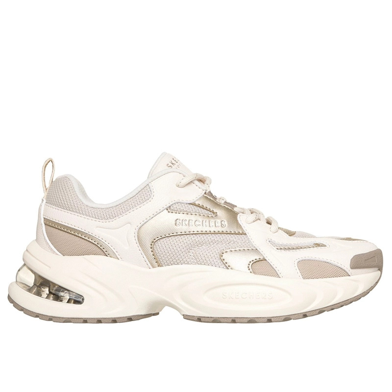 ZAPATILLAS SKECHERS MUJER UNO RYZE BEIGE - 1