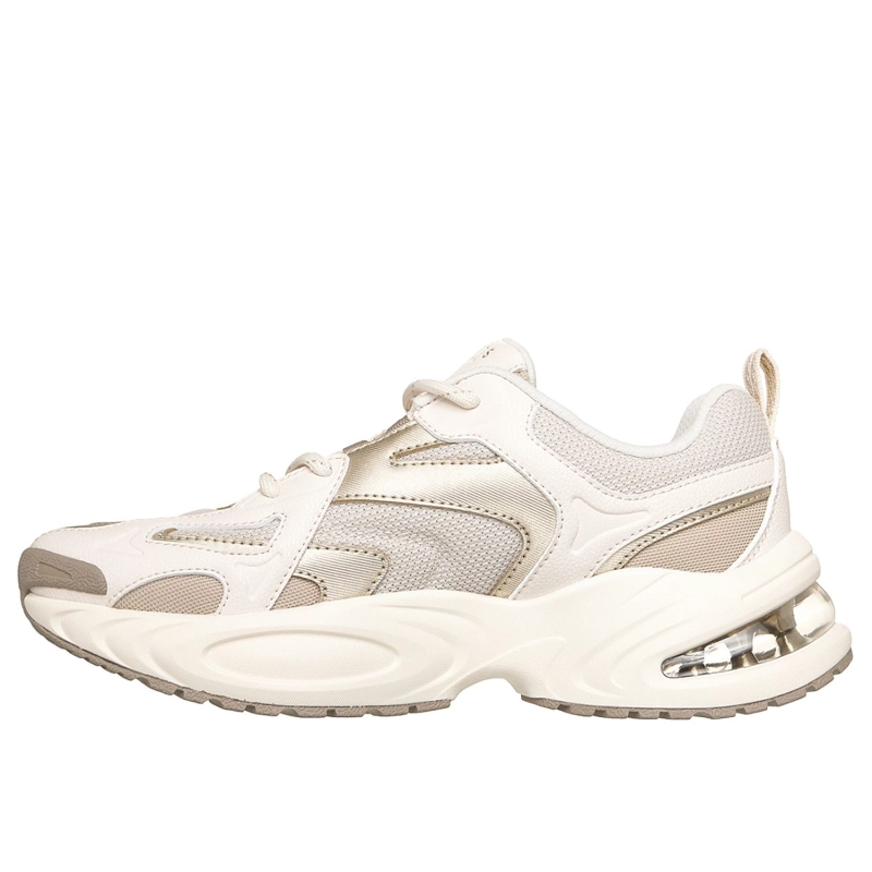 ZAPATILLAS SKECHERS MUJER UNO RYZE BEIGE - 4