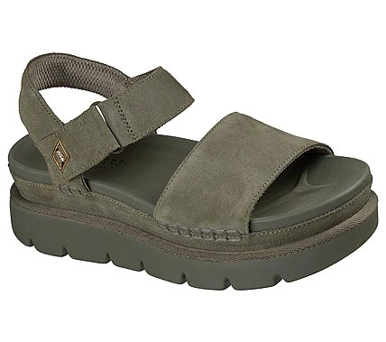 SANDALIAS SKECHERS MUJER STREET HIKER BREEZE VERDE - 4