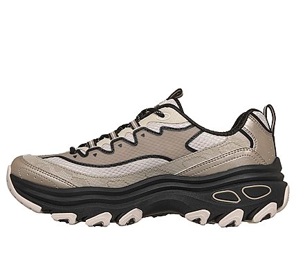 ZAPATILLAS SKECHERS MUJER DLITE MAX BEIGE - 3