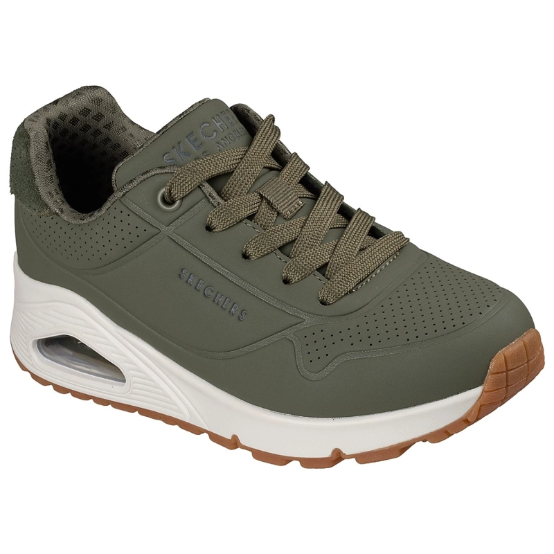 ZAPATILLAS SKECHERS NIÑO UNO GEN1 VERDE - 2