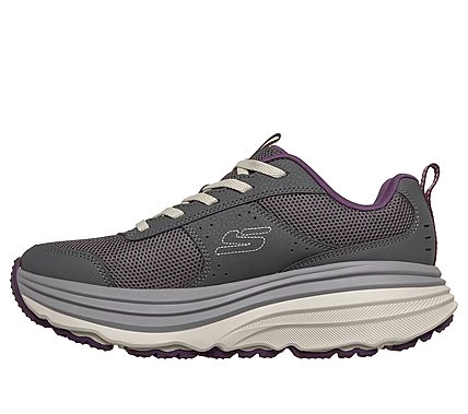 ZAPATILLAS SKECHERS MUJER RELAXED FIT MAX CUSHIONING GRIS - 3