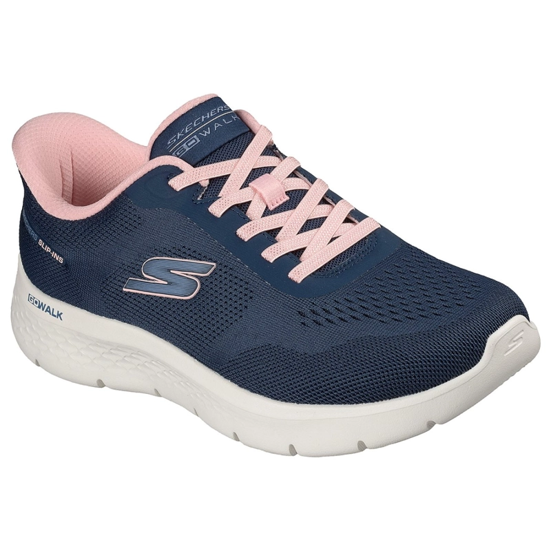ZAPATILLAS SKECHERS MUJER SLIP-INS GO WALK FLEX AZRIEL AZUL - 5