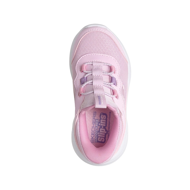 ZAPATILLAS SKECHERS NIÑA - SLIP-INS BOUNDER PRO ROSADO - 2
