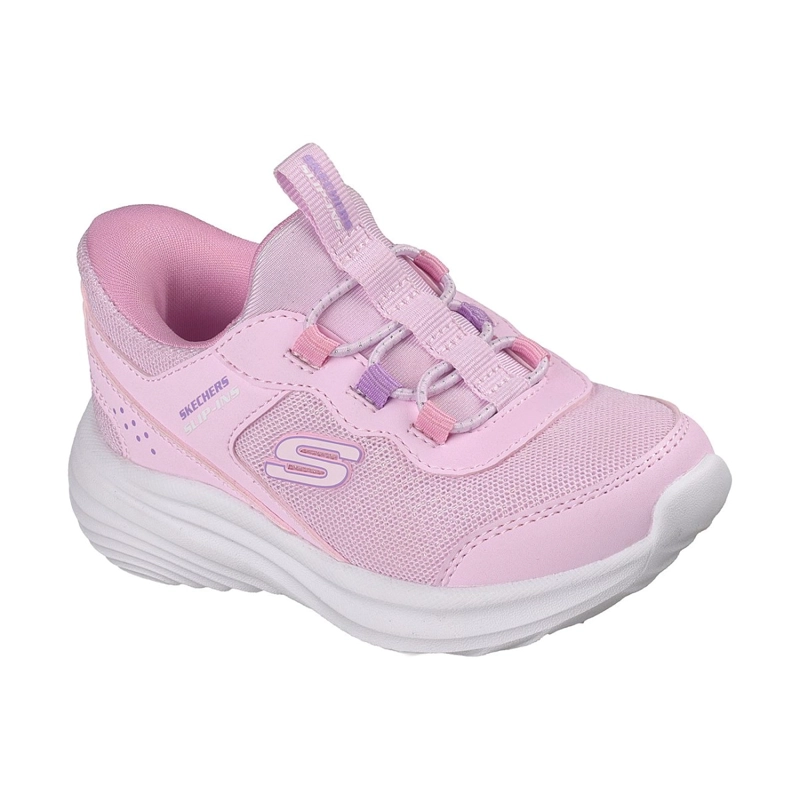ZAPATILLAS SKECHERS NIÑA - SLIP-INS BOUNDER PRO ROSADO - 5