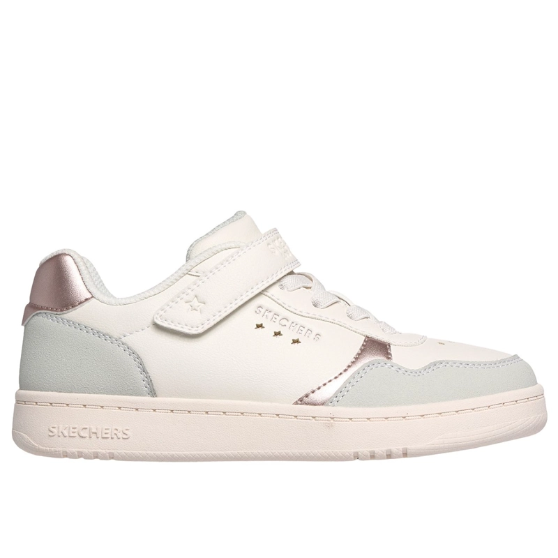 ZAPATILLAS SKECHERS NIÑA QUICK STREET STAR CHARM BEIGE - 1