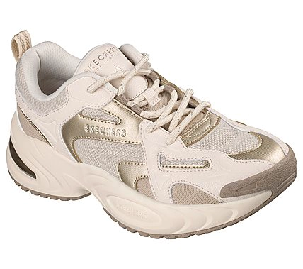 ZAPATILLAS SKECHERS MUJER UNO RYZE BEIGE - 4