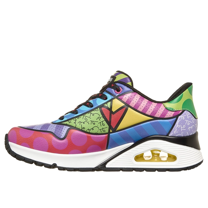 ZAPATILLAS SKECHERS MUJER SLIP-INS BRITTO UNO MULTICOLOR - 4