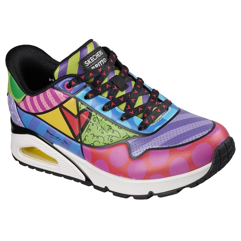 ZAPATILLAS SKECHERS MUJER SLIP-INS BRITTO UNO MULTICOLOR - 5