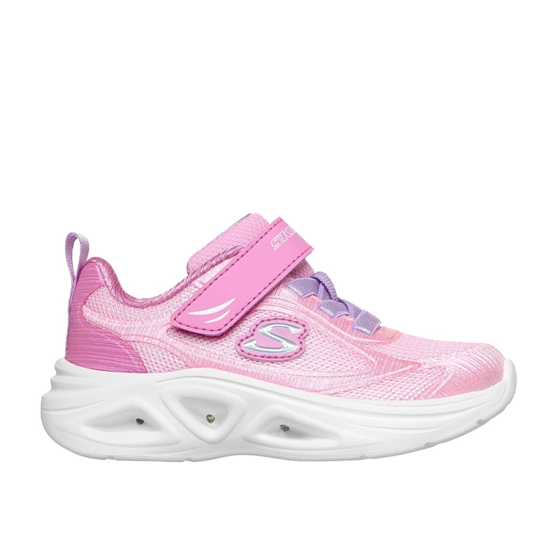 ZAPATILLAS SKECHERS NIÑA - S-LIGHTS SOLA GLOW 2.0 ROSADO - 1