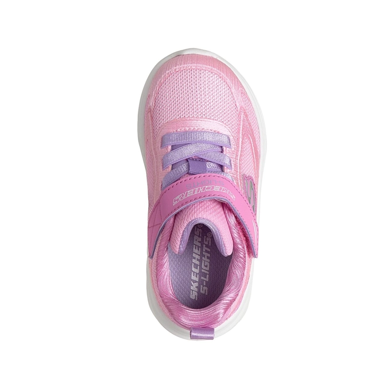ZAPATILLAS SKECHERS NIÑA - S-LIGHTS SOLA GLOW 2.0 ROSADO - 2