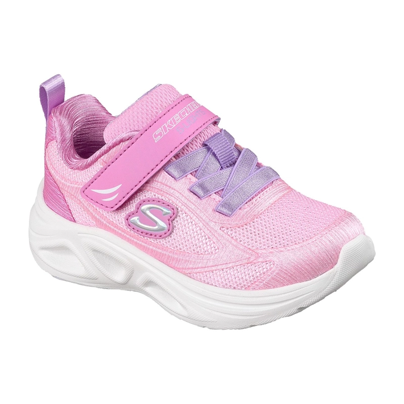 ZAPATILLAS SKECHERS NIÑA - S-LIGHTS SOLA GLOW 2.0 ROSADO - 5