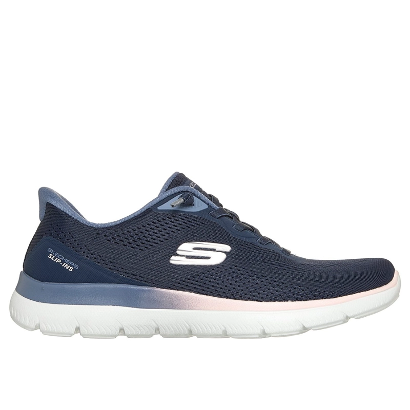 ZAPATILLAS SKECHERS MUJER SLIP-INS SUMMITS SWEET SKIES AZUL - 1