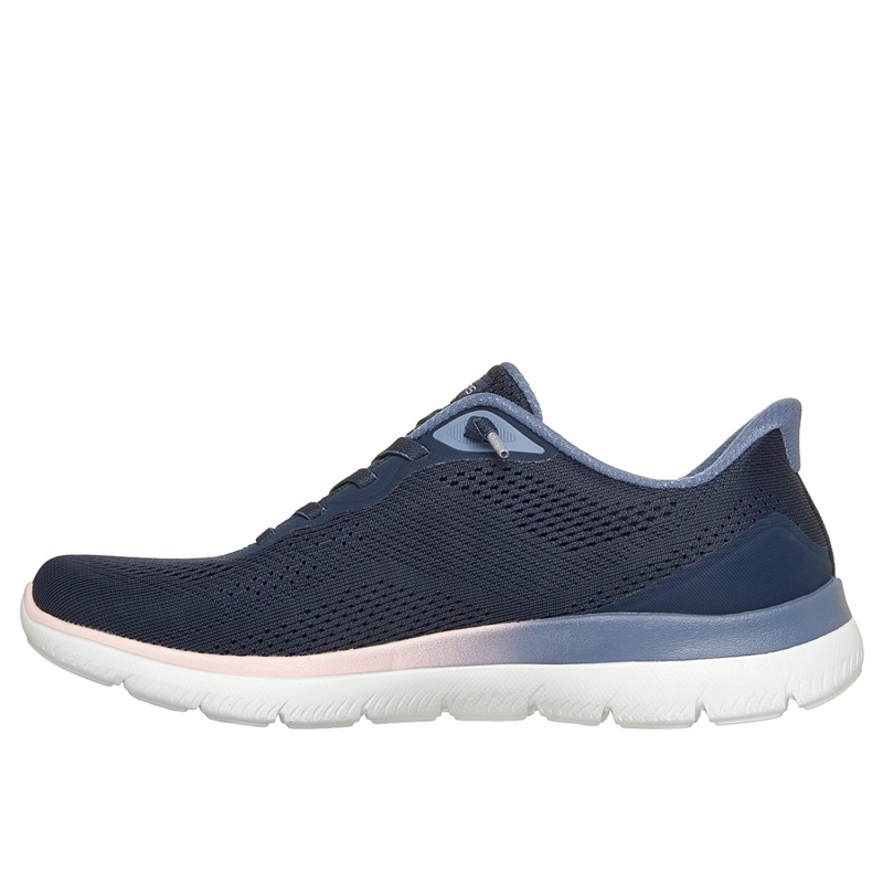 ZAPATILLAS SKECHERS MUJER SLIP-INS SUMMITS SWEET SKIES AZUL - 4