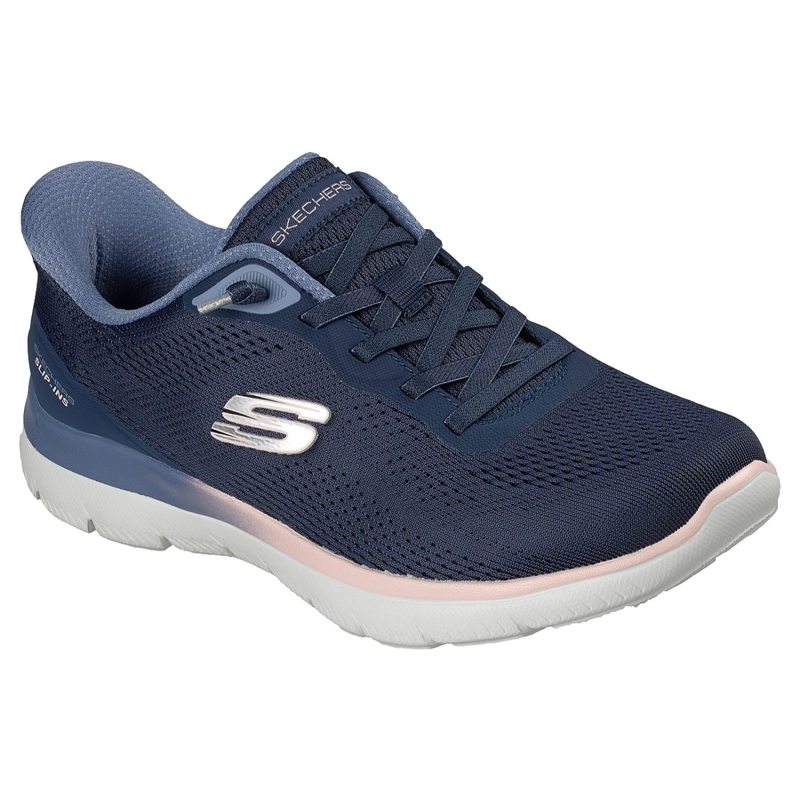 ZAPATILLAS SKECHERS MUJER SLIP-INS SUMMITS SWEET SKIES AZUL - 5