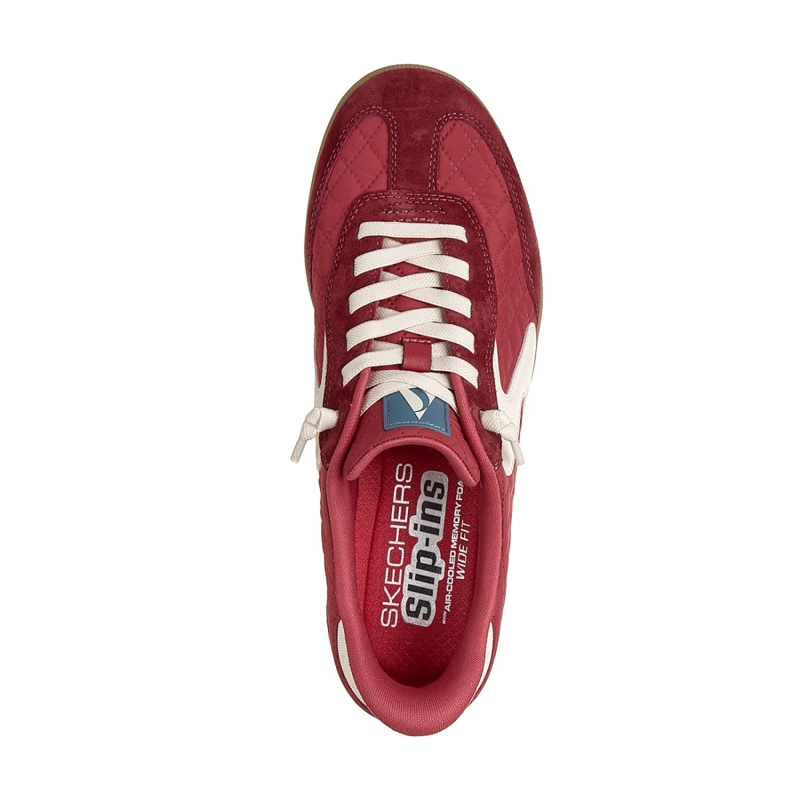 ZAPATILLAS SKECHERS MUJER SLIP-INS HOTSHOT ROJO - 2