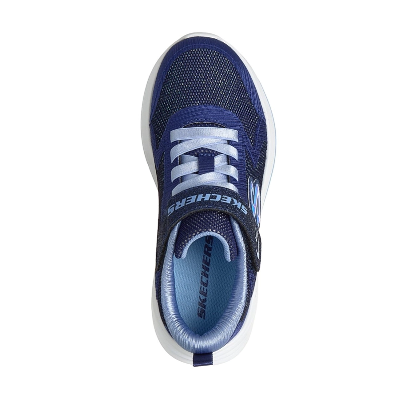 ZAPATILLAS SKECHERS NIÑA WAVE 92 AZUL - 2