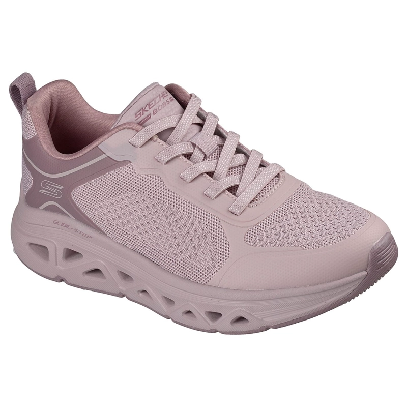 ZAPATILLAS SKECHERS MUJER BOBS SPORT ARC WAVES REMIX MORADO - 2