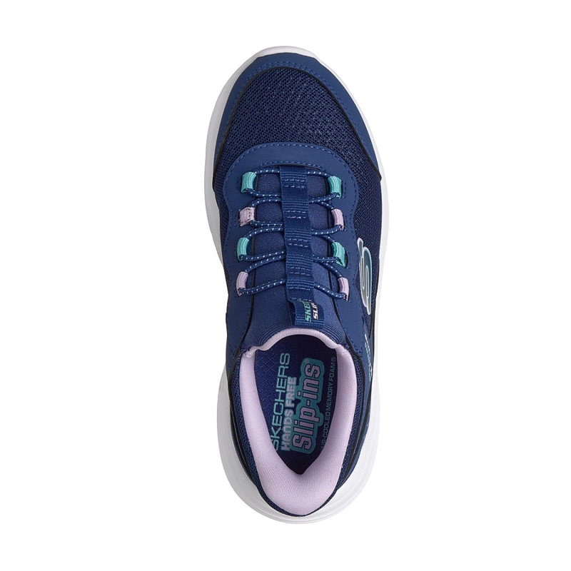 ZAPATILLAS SKECHERS NIÑA SLIP-INS BOUNDER PRO AZUL - 2