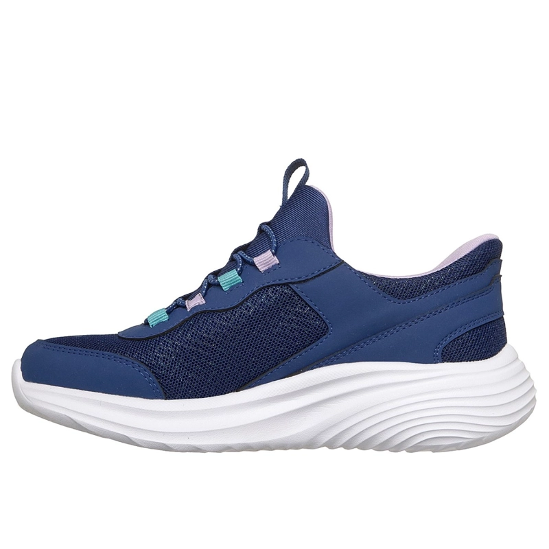 ZAPATILLAS SKECHERS NIÑA SLIP-INS BOUNDER PRO AZUL - 4