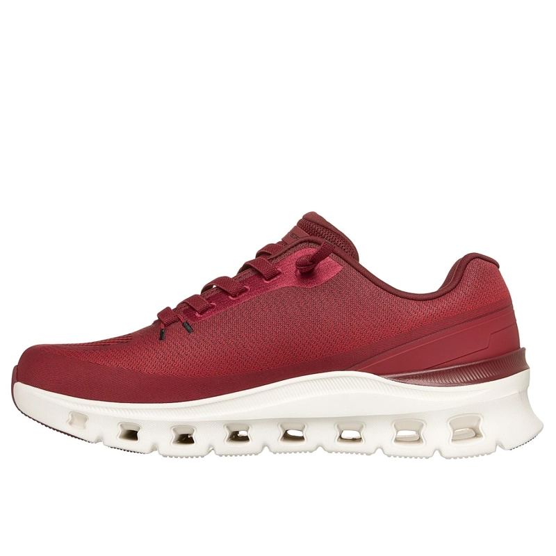 ZAPATILLAS SKECHERS HOMBRE SLIP-INS GLIDE-STEP PRO ROJO - 4