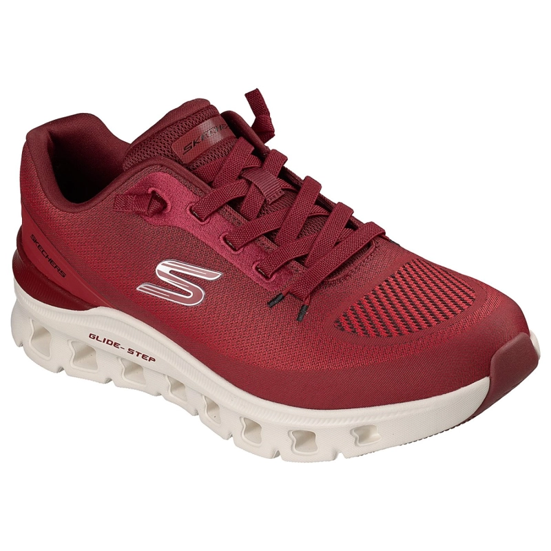 ZAPATILLAS SKECHERS HOMBRE SLIP-INS GLIDE-STEP PRO ROJO - 5
