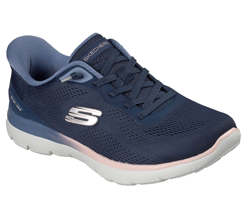 ZAPATILLAS SKECHERS MUJER SLIP-INS SUMMITS SWEET SKIES AZUL - 5