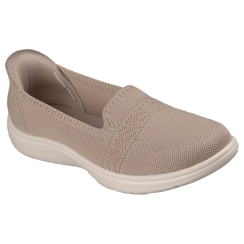 ZAPATILLAS SKECHERS MUJER SLIP-INS ON-THE-GO FLEX BEIGE - 5
