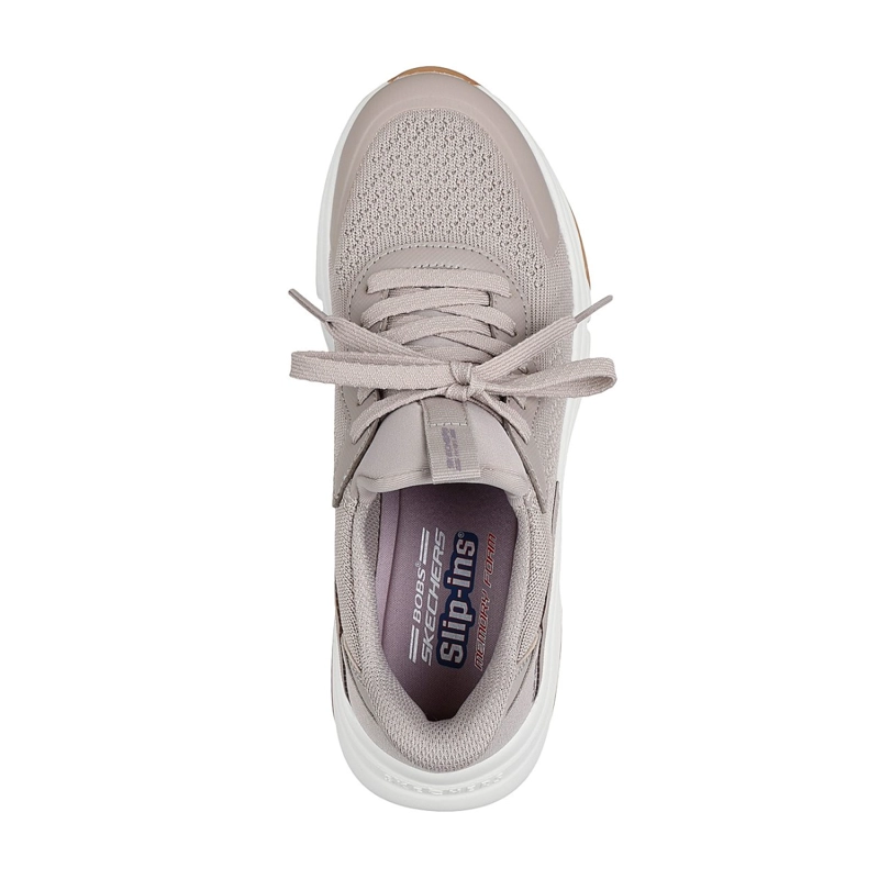 ZAPATILLAS SKECHERS MUJER SLIP-INS BOBS SPORT SPARROW BEIGE - 2