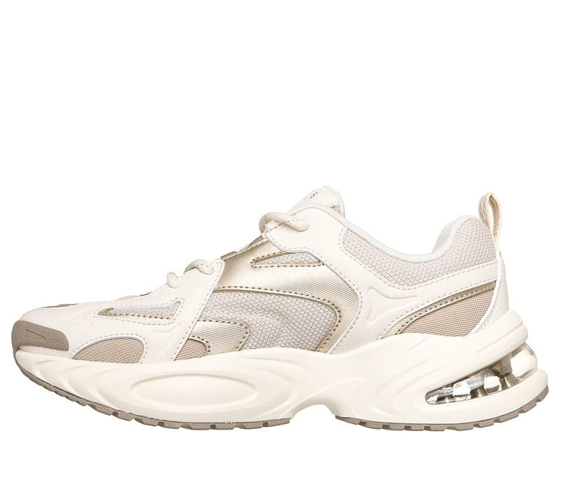 ZAPATILLAS SKECHERS MUJER UNO RYZE BEIGE - 4