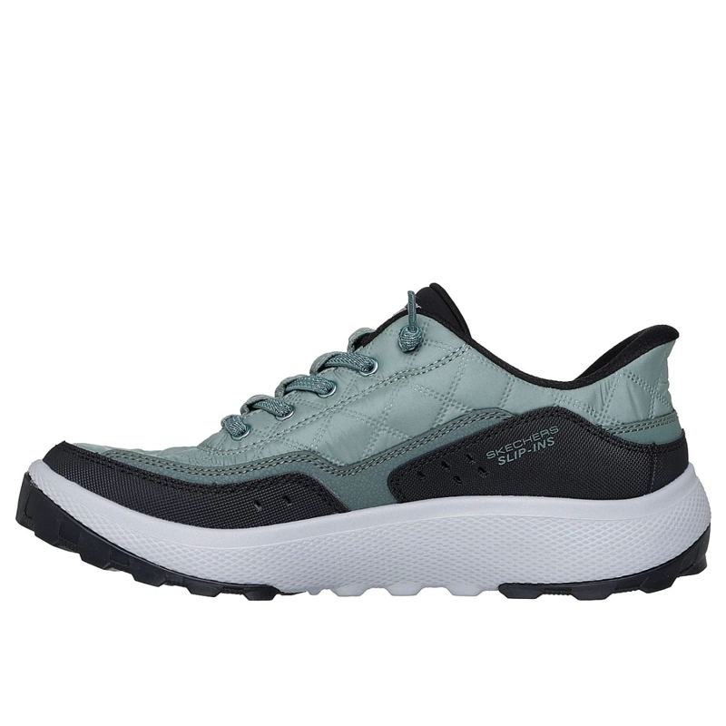 ZAPATILLAS SKECHERS MUJER SLIP-INS RELAXED FIT URBAN VERDE - 4