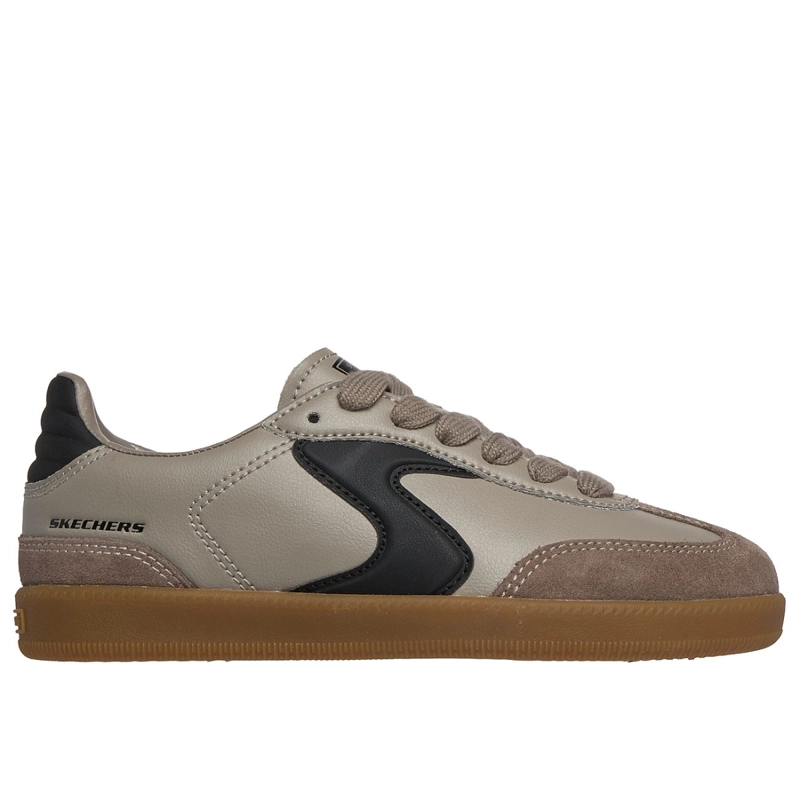 ZAPATILLAS SKECHERS NIÑO HOTSHOT JUNIOR VARSITY BEIGE - 1