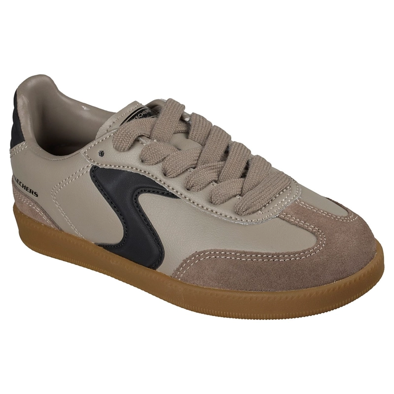 ZAPATILLAS SKECHERS NIÑO HOTSHOT JUNIOR VARSITY BEIGE - 2