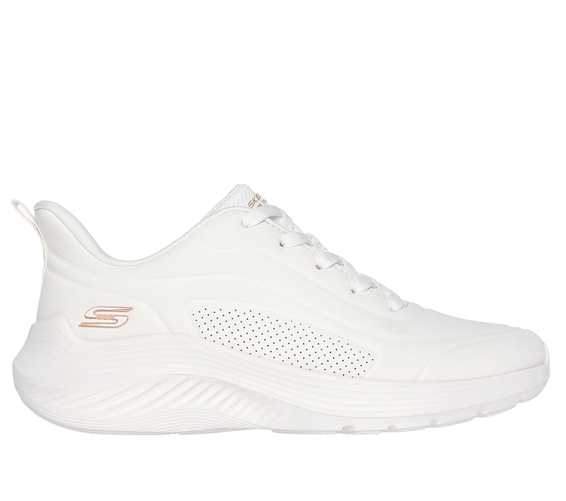 ZAPATILLAS SKECHERS MUJER BOBS SPORT SQUAD WAVES BLANCO - 1