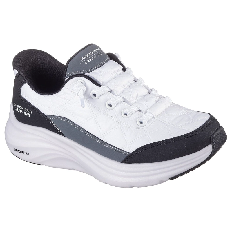 ZAPATILLAS SKECHERS NIÑA SLIP-INS CONTOUR FOAM BLANCO - 5